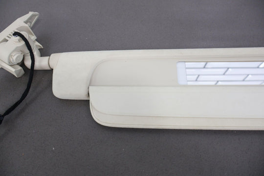 2016-2020 Tesla Model X Left LH Suede Interior Sunvisor (Cream) 1108417-03-B