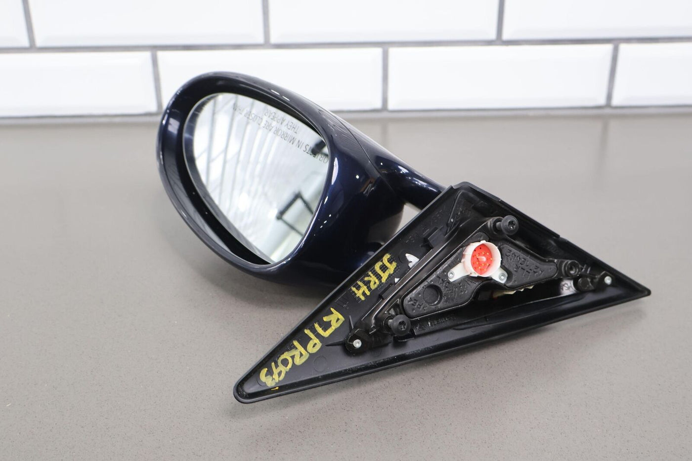 05-13 Porche 911 997 Right RH Power Door Mirror (Midnight Blue 39C) Tested