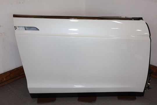 16-20 Tesla Model X Front Right RH Door Shell (Pearl White PPSW) See Photos