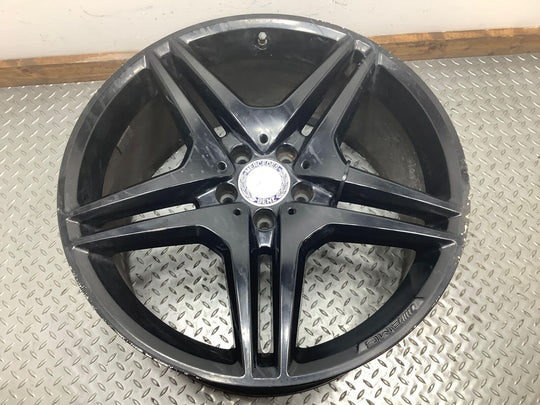 08-14 Mercedes CL63 C216 Single (1) 20x9.5 Black Wheel (Fair - Needs Refinished)