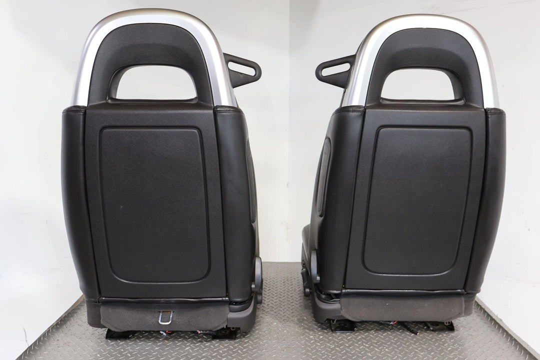 2003-2006 Chevy SSR Pair LH & RH Leather Power Bucket Seat Set (Black) Some Wear