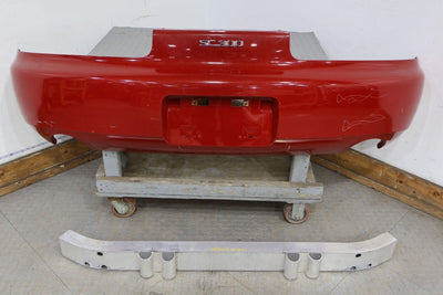 92-00 Lexus SC300 SC400 OEM Rear Bumper W/Rebar (Super Red 3L2) Paint Chipping