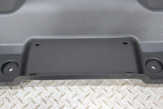 17-19 Fiat 124 Spider Interior OEM Rear Trunk Sill Entry Plate (Nero XR)