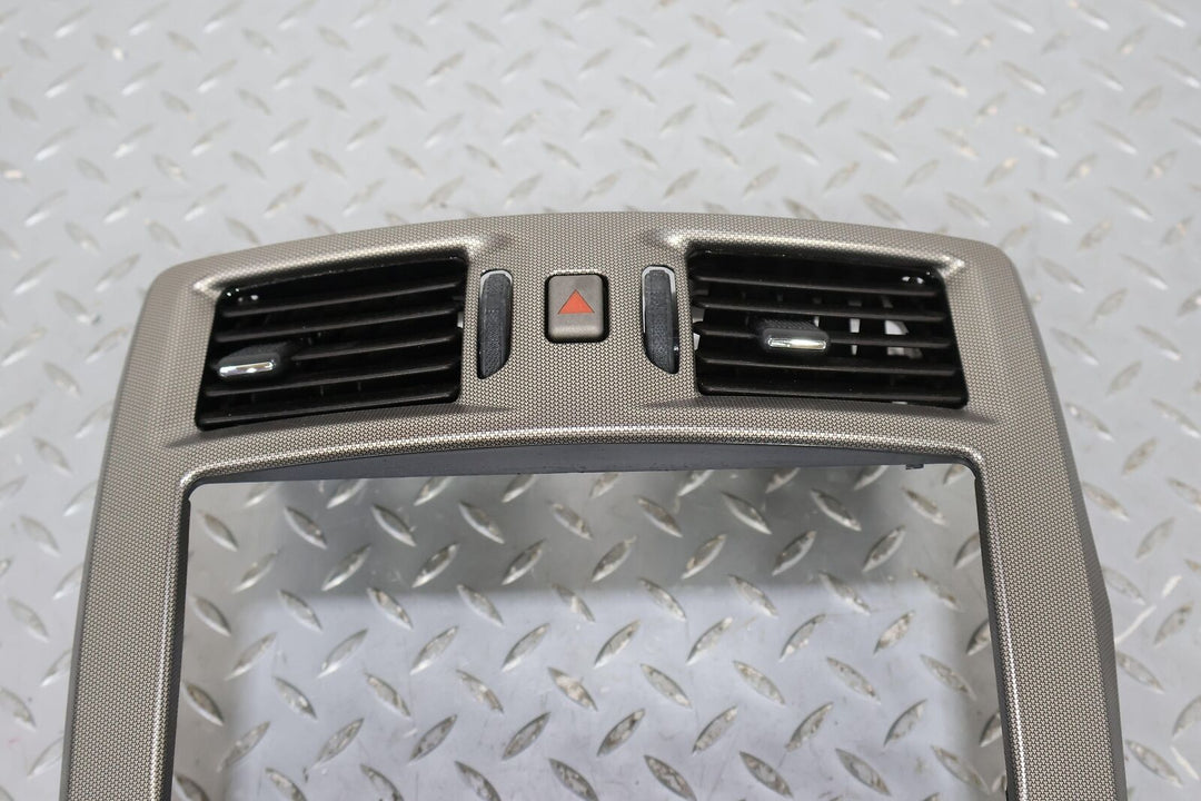 04-09 Cadillac XLR Radio Trim Bezel W/Vents (Aluminum) See Description