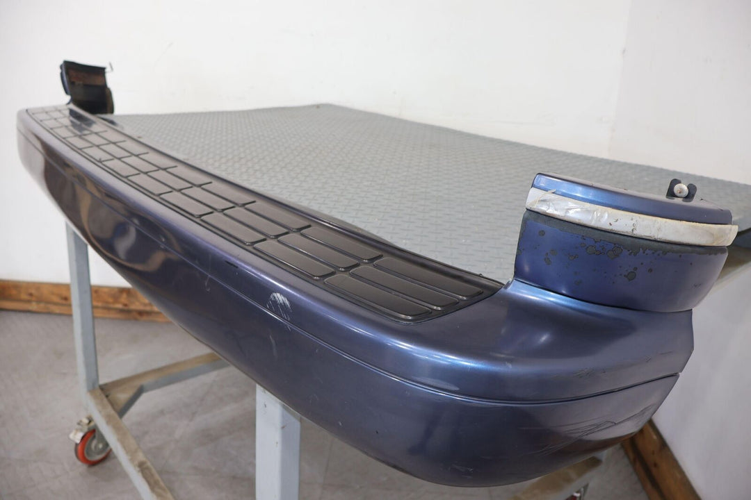 91-96 Chevy Caprice Wagon Rear Bumper OEM (Adriatic Blue 30u) Weathered Trim