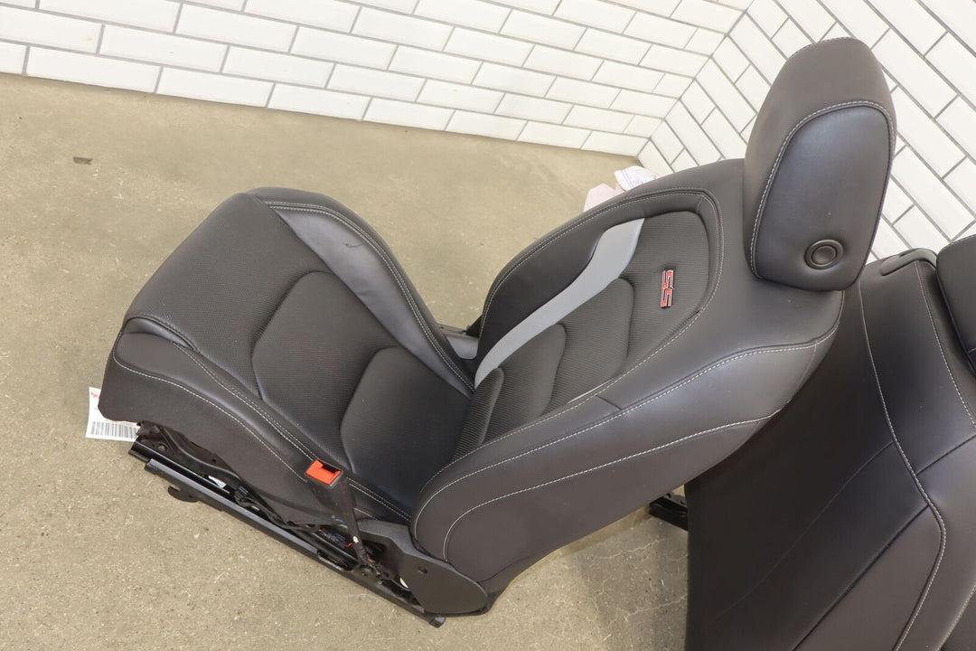 2016-2023 Chevy Camaro Heated/Ventilated Leather Seat Set (Front/Rear) Blown Bag