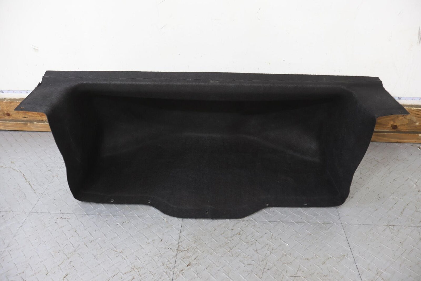 2022 Rivian R1S Rear Cargo Area Carpet Cleanout (Black Mountain) Light Wear