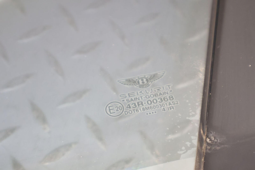 04-05 Bentley Continental GT Coupe Front Left LH Vent Glass Window (See Notes)