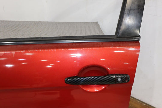 08-15 Mitsubishi Lancer EVO X Front Left Door Shell (Rally Red P26) See Photos