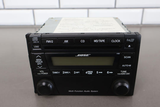 01-03 Mazda Miata OEM Bose AM-FM-CD Player For Parts or Repair (Bad Display)