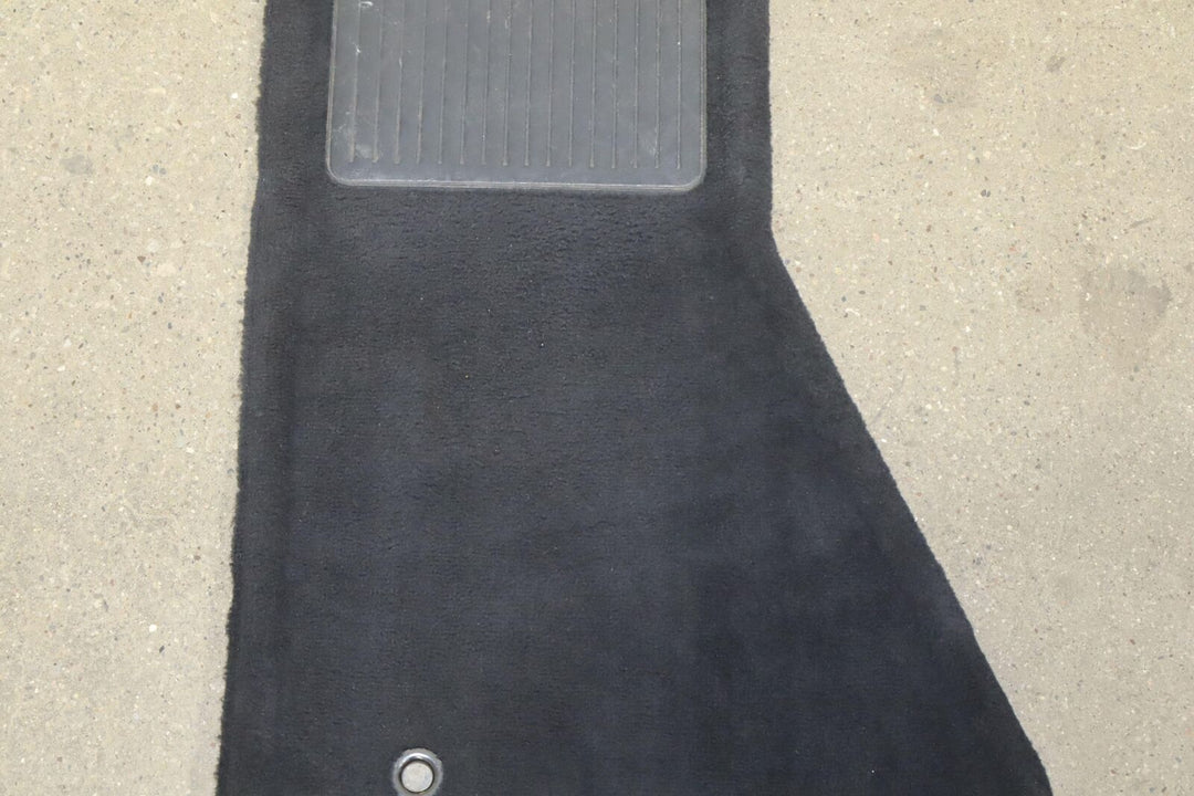 90-96 Chevy C4 Corvette Pair LH & RH Cloth OEM Floor Mats (Black 193) Mild Wear