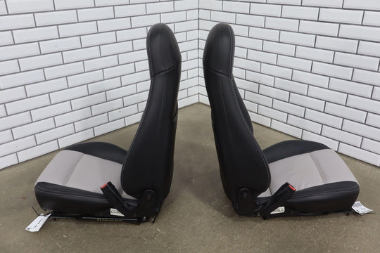 1999-2000 Mazda Miata NB Pair of Bucket Seats Manual Black/Silver *Recovered*