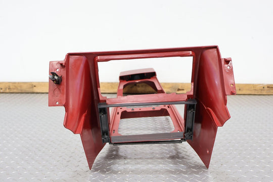 87-93 Ford Mustang Interior Bare Floor Console Base (Red) Sun Fade