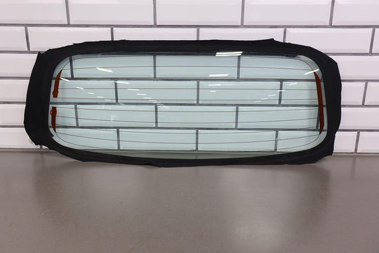 17-20 Fiat 124 Spider Convertible Rear Window Glass W/ Defrost-Wires Need Repair