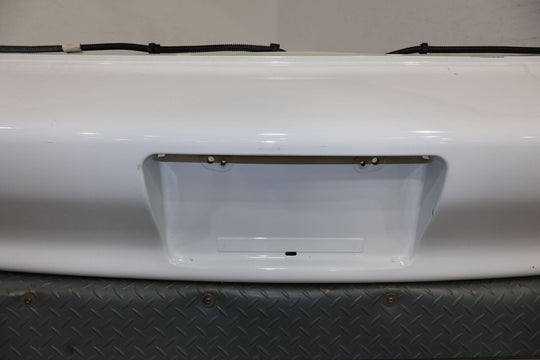 93-02 Chevy Camaro OEM Rear Bumper W/ Markers (Arctic White 10U) Cracked Paint