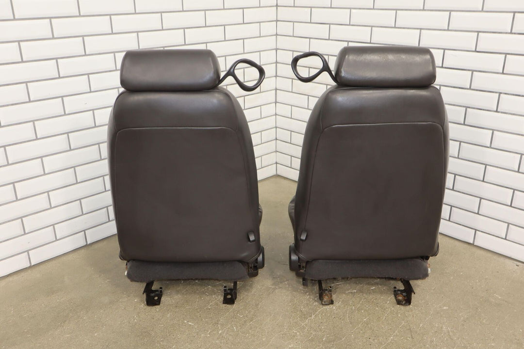 99-04 Ford Mustang Cobra Convertible Leather Seat Set (Front/Rear) Dark Charcoal