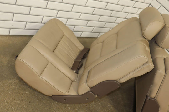 1996-1997 Lexus LX450 Land Cruiser Pair Rear 2nd Row Leather Seats (Beige LC43)