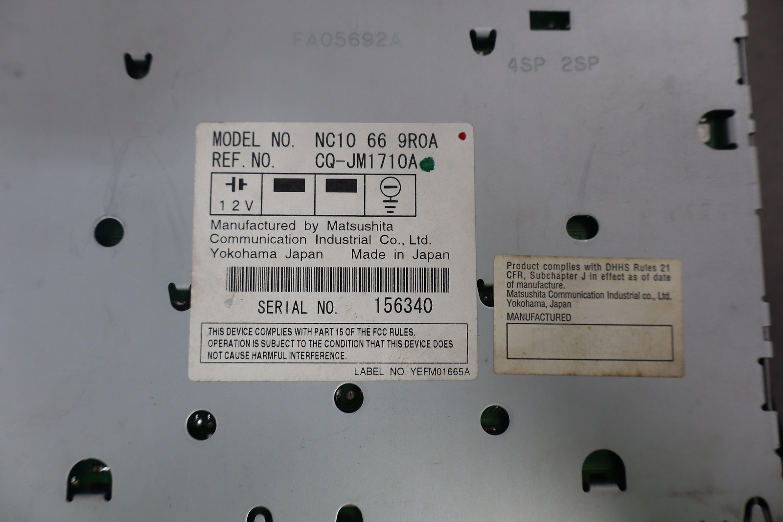 99-00 Mazda Miata NB AM-FM-CD Player W/Bose Amplifier *Unable to