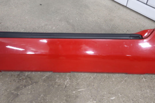 10-13 Chevy Camaro Left Driver Rocker Molding Victory Red *Cracked See Photos*