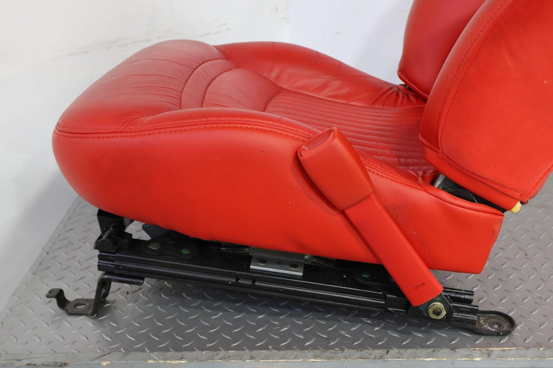 97-00 Chevy C5 Corvette Right Passenger Leather Power Seat (Torch Red 70I)