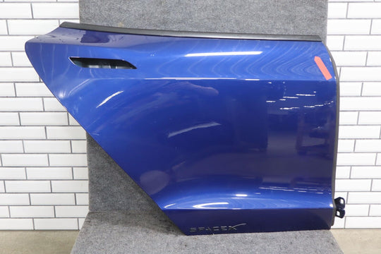 2016-2020 Tesla Model S Rear Right RH Door Shell (Deep Blue PBSB) Sold Bare