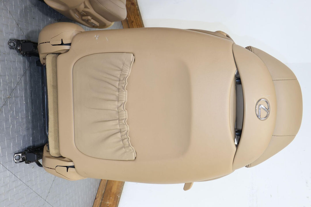 07-08 Lexus SC430 Leather Seat Set Front/Rear (Camel LA42) Power Tested (Notes)