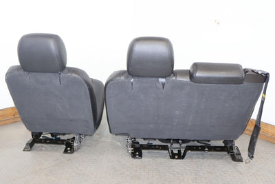 03-07 Hummer H2 SUV Black Leather 2nd Row Seat (Ebony 48i) Light Wear