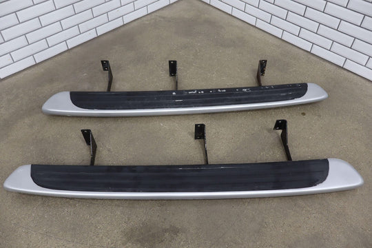 03-06 Chevy SSR Pair of LH & RH Silver/Black Running Boards OEM Used Faded