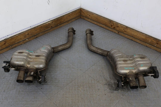 06-10 Bentley Coninental GT Coupe Pair LH&RH OEM Exhaust Mufflers (78K Miles)