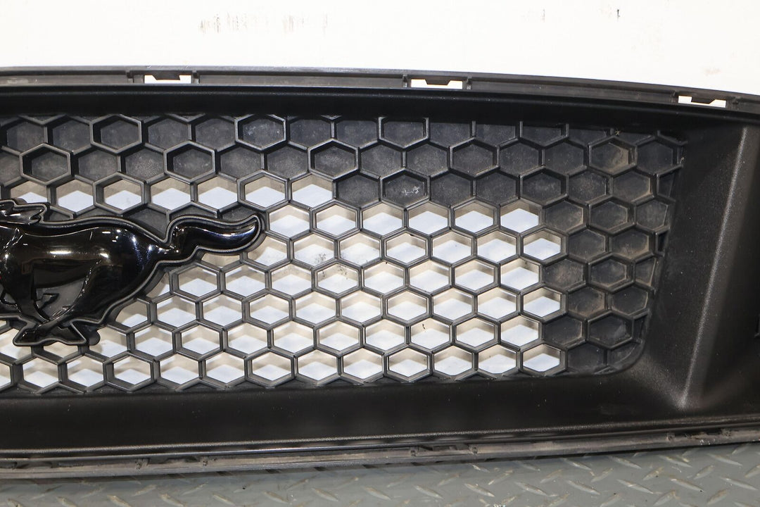 15-17 Ford Mustang GT Front Upper & Lower OEM Bumper Honeycomb Grilles (Black)