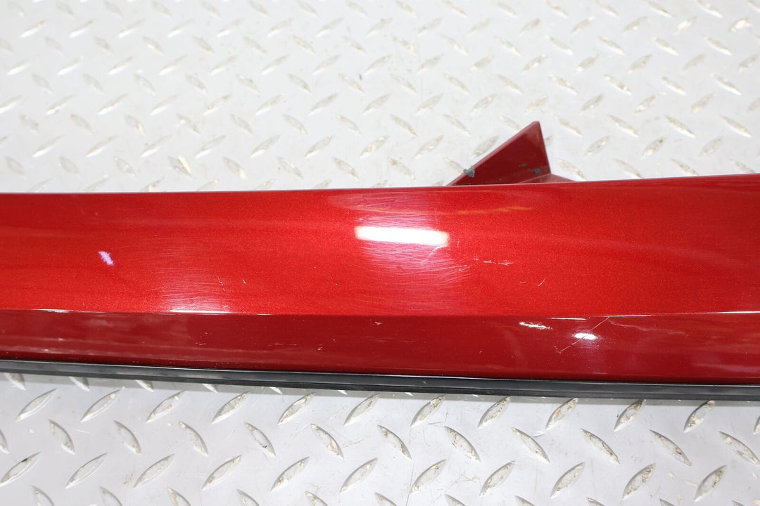 04-09 Cadillac XLR Left LH Driver Exterior A Pillar Trim Panel (Infrared 80U)