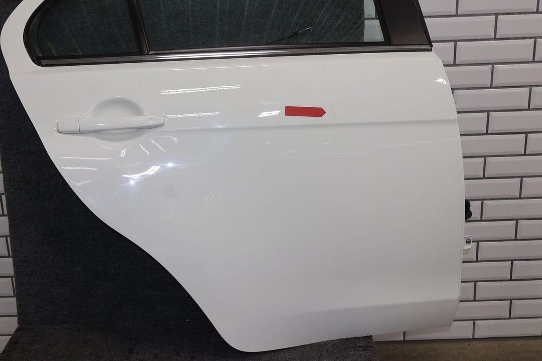 08-15 Mitsubishi Lancer Evolution Evo X Right RH Rear Door (Wicked White W37)