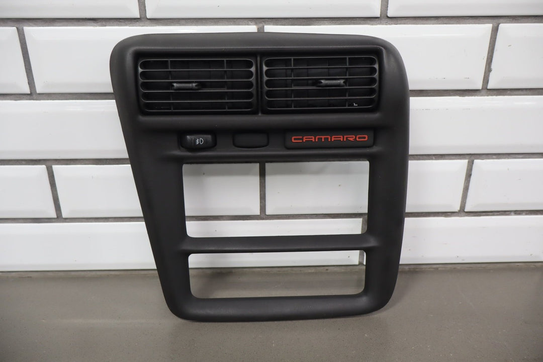 2000 Chevrolet Camaro Dash Mounted Radio Bezel Trim OEM