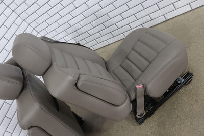 03-07 Hummer H2 1st & 2nd Row Leather Seat (Wheat 502) SUV Only (Power Tested)