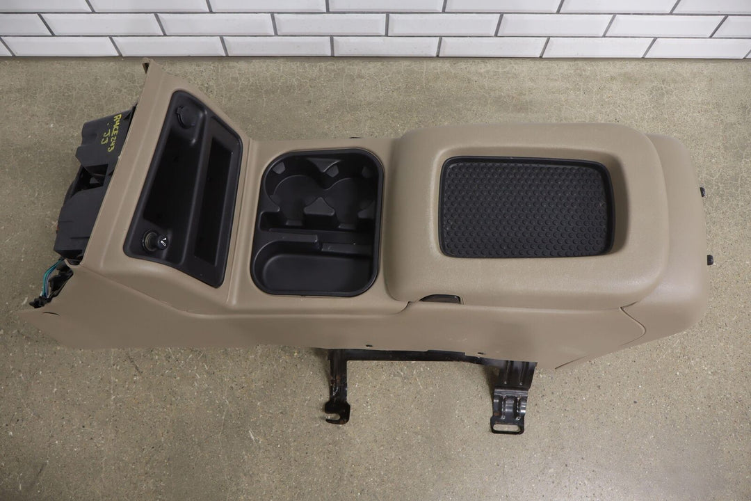 03-07 GMC Sierra Chevy Silverado Center Floor Console Glovebox (Tan/Neutral)