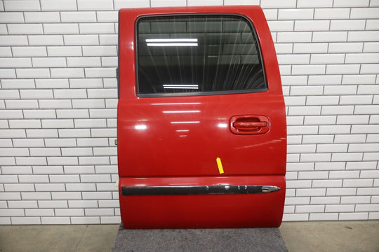 03-07 GMC Sierra Silverado Crew Cab Left Rear Door (Fire Red 74U)