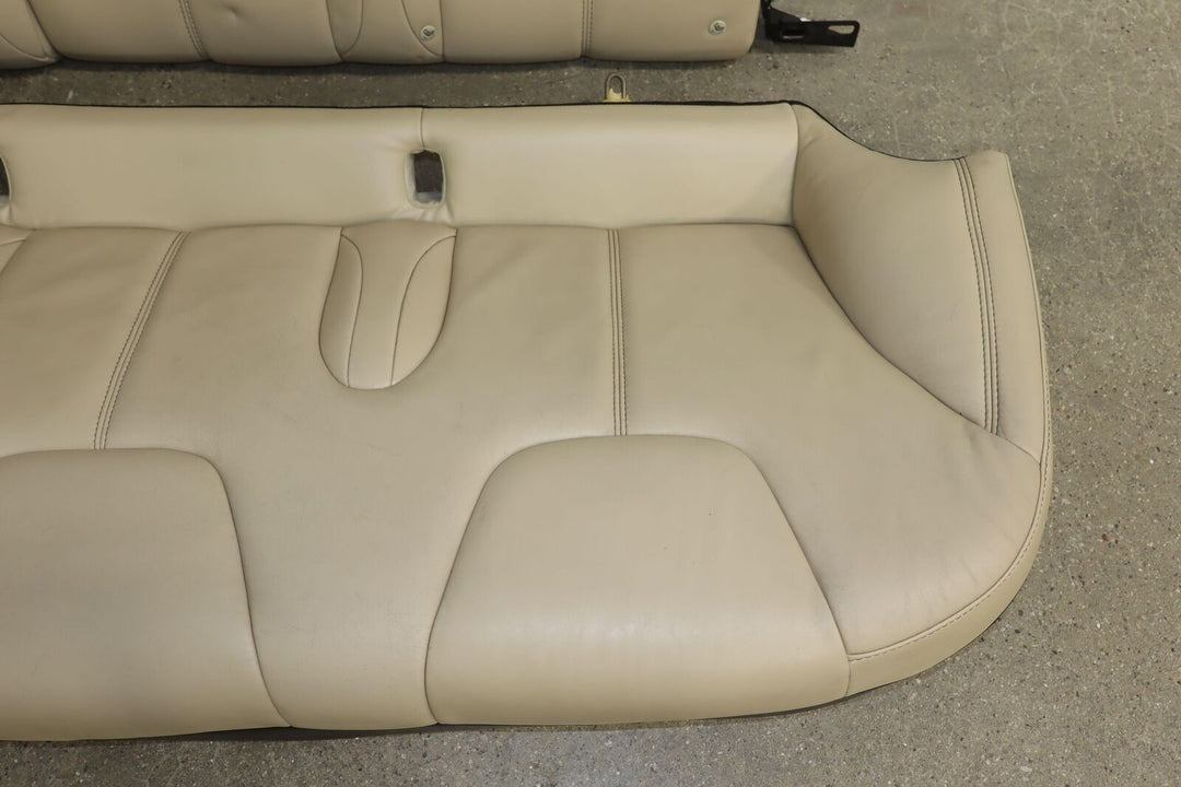 16-20 Tesla Model S Rear 2nd Row Leather Bench Seats (Tan) See Photos