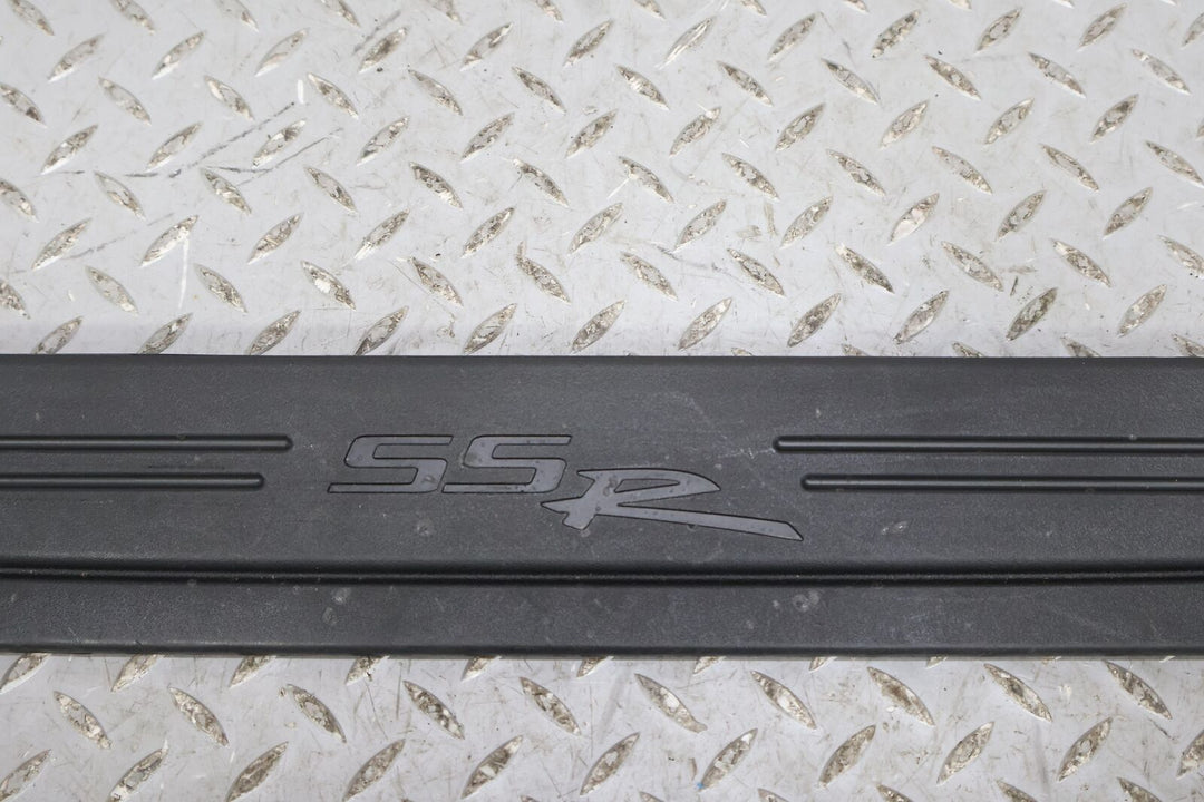 03-06 Chevy SSR Pair LH & RH Outer Door Sill Entry Plates (Ebony 19i)