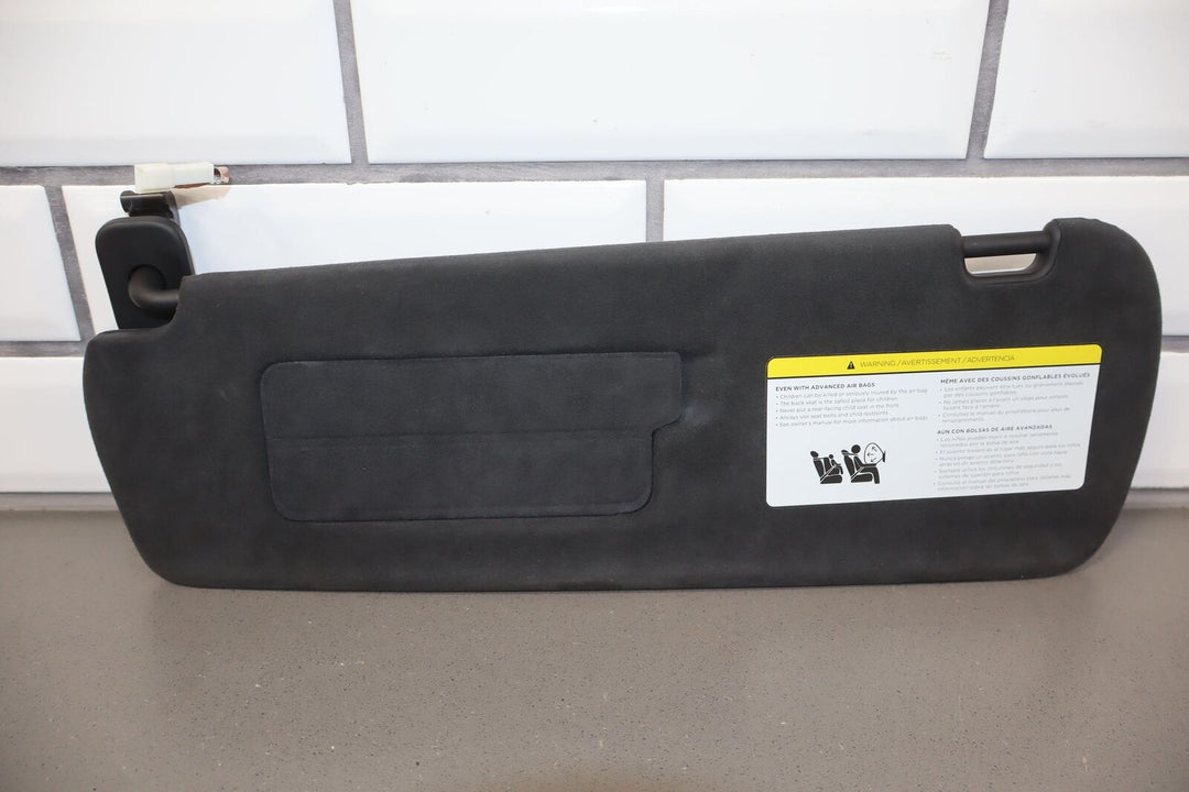 21-23 Tesla Model S Left Driver Side Sun Visor Alcantara Black Suede