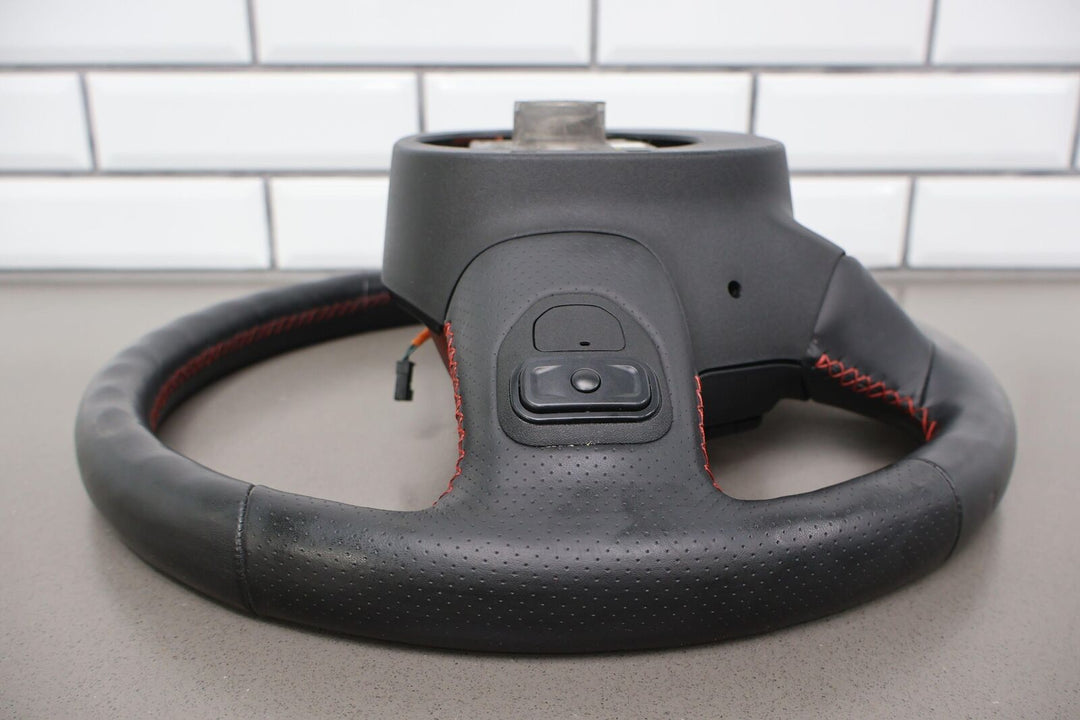 19-21 Ram 1500 Rebel OEM LEather Steering Wheel W/ Switches (Red/Black XR)