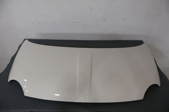 12-19 Fiat 500 Abarth Coupe OEM Hood Bonnet (Bianco White PW3) Solid Mount