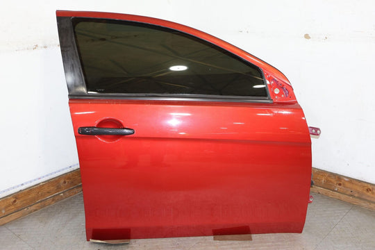 08-15 Mitsubishi Lancer EVO X Front Right Door W/Glass Rally Red P26 -See Photos