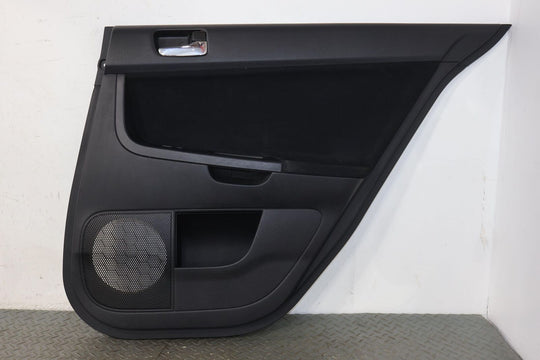 08-13 Mitsubishi Lancer EVO X Rear Right Interior Door Trim Panel (Black 80X)