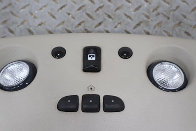 03-07 Hummer H2 Overhead Roof Console (Wheat) W/Sunroof Switches