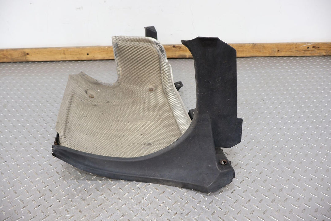 99-01 Porsche 911 996 Rear Left LH Bumper Heat Shield W/ Bracket (996505479)