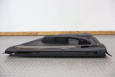 03-04 Audi RS6 Rear Right RH Interior Door Trim Panel W/Window Switch (Black QH)