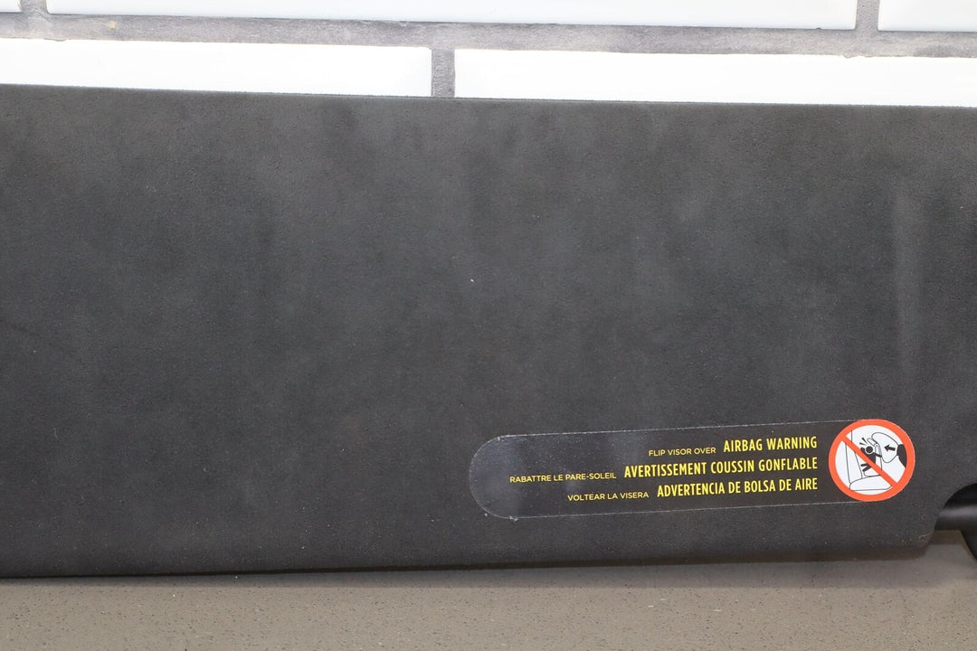 21-23 Tesla Model S Right Passenger Side Sun Visor Alcantara Black Suede