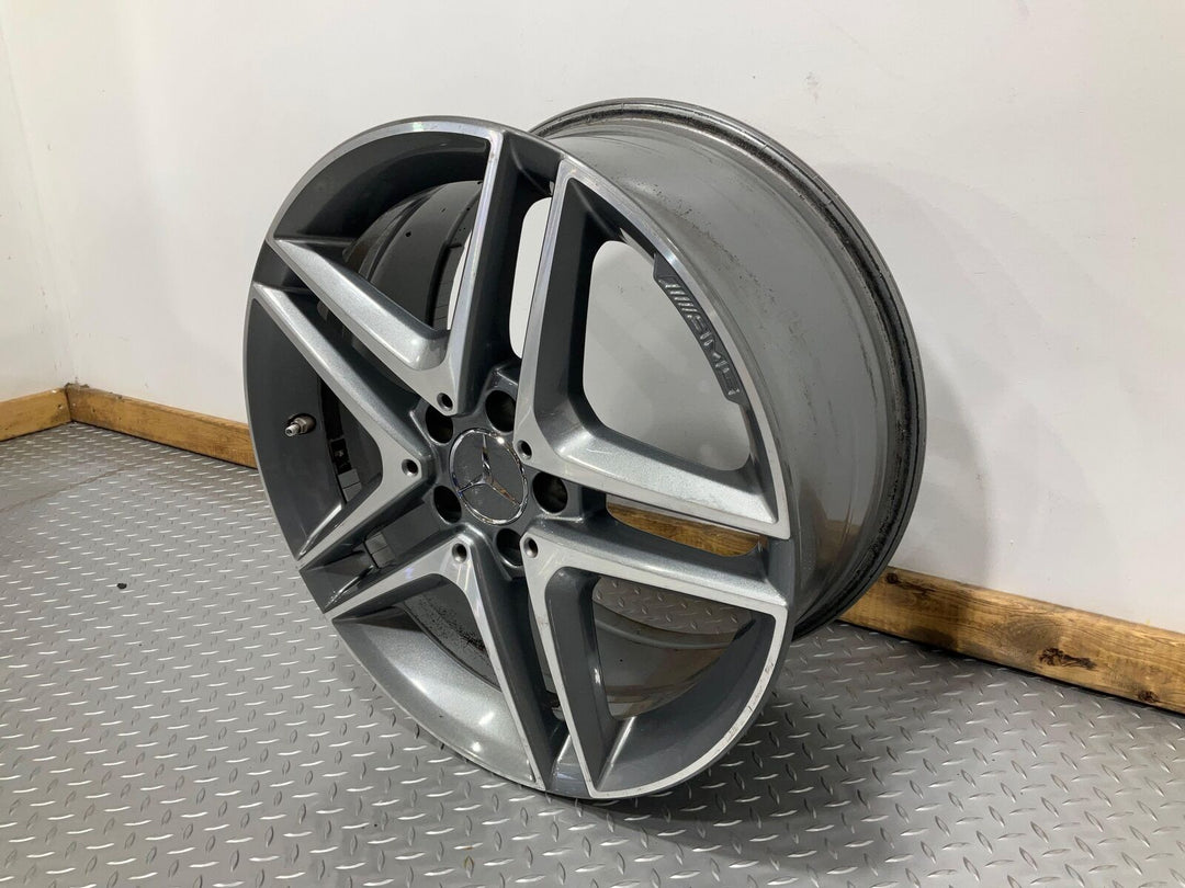 13-17 Mercedes CLA45 AMG 18x8 10 Spoke Wheel W/ Center Cap (Curb Rash)