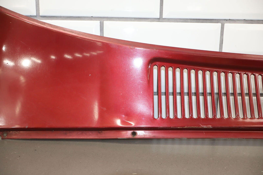 1991-1997 Toyota Land Cruiser Metal Front Center Cowl Vent Panel Med Red (3H4)