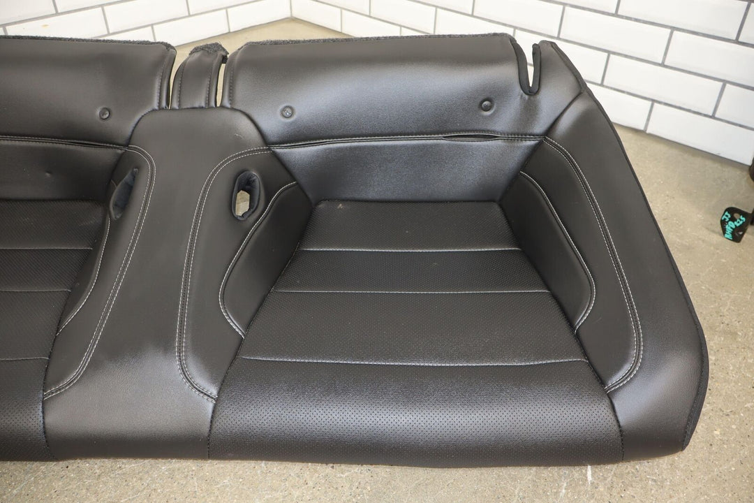 2015-2017 Ford Mustang GT Leather Heated/Ventilated Seat Set (Front/Rear) Black